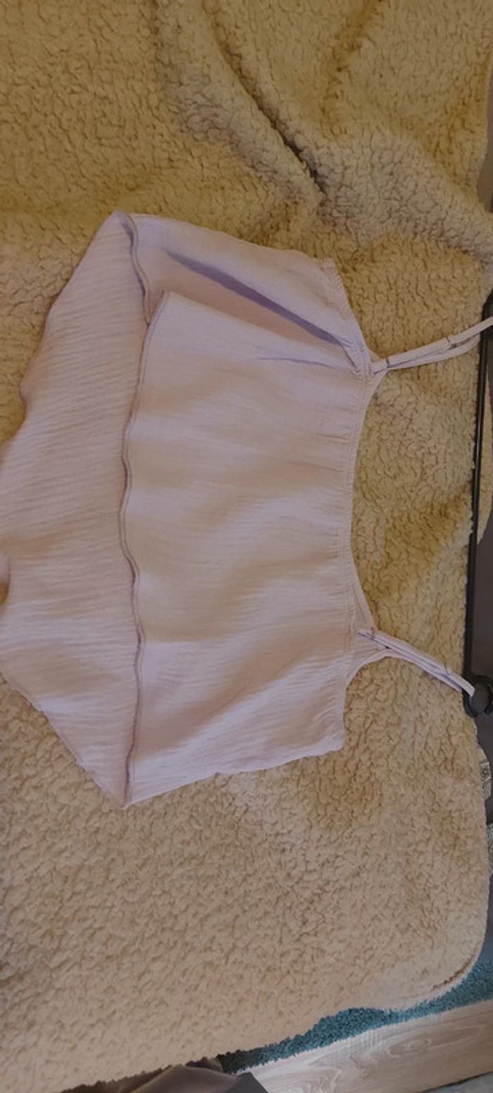 Ensemble short et top lila - photo numéro 3