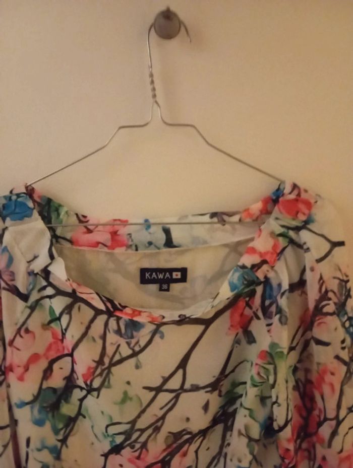 Blouse fleurie femme taille 36 - photo numéro 3
