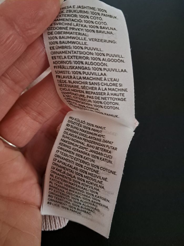 Veste fille h&m vieux rose 9/12 mois - photo numéro 7