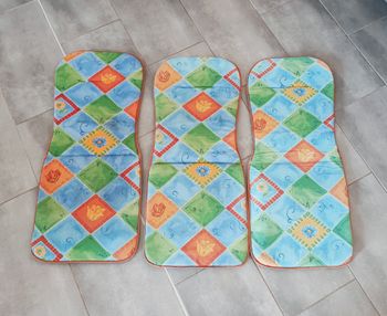 🌿 3 coussins de chaise longue 🌿