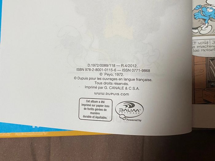 Lot de 5 BDs Schtroumpfs - photo numéro 5