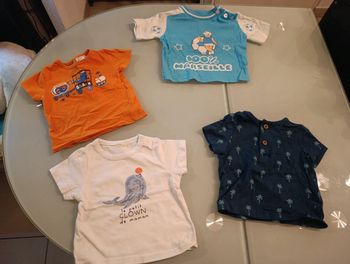 Lot de 4 t-shirts