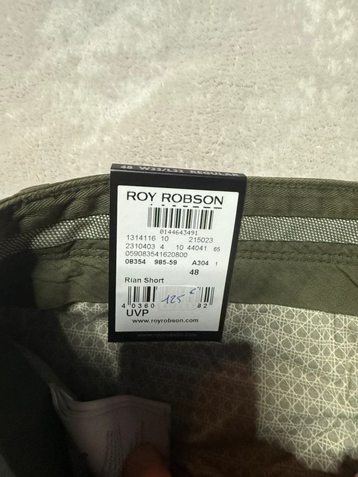 Roy Robson - Short « Rian Short »  Kaki, taille 48 (L) - photo numéro 2