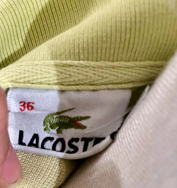 Polo femme Lacoste taille 36 - photo numéro 3