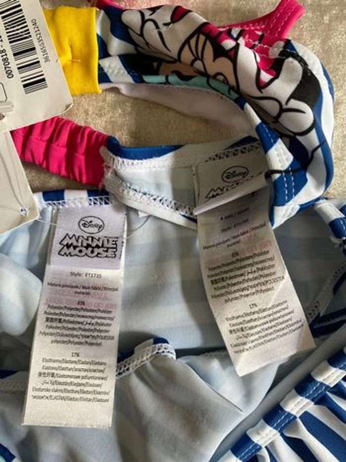 Disney maillot de bain Minnie taille 4 ans neuf - photo numéro 5