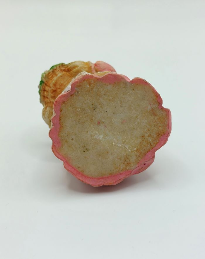 Petite figurine résine ours oursonne Jaimy robe rose Vintage 4,8 cm - collection ou décoration - photo numéro 5