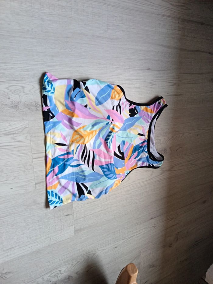 Haut bain débardeur bain maillot bain ardene swim neuf étiqueté taille  L XL 42 - photo numéro 2