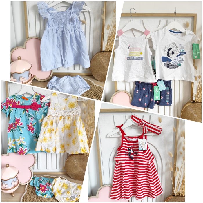 Lot été bébé fille 12 mois