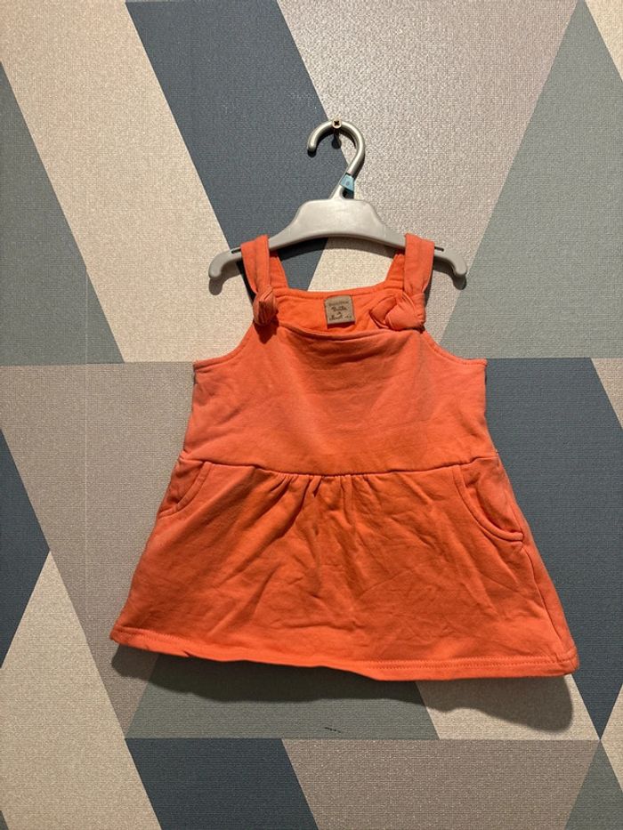 Débardeur corail, boîte à malice, taille 18 mois
