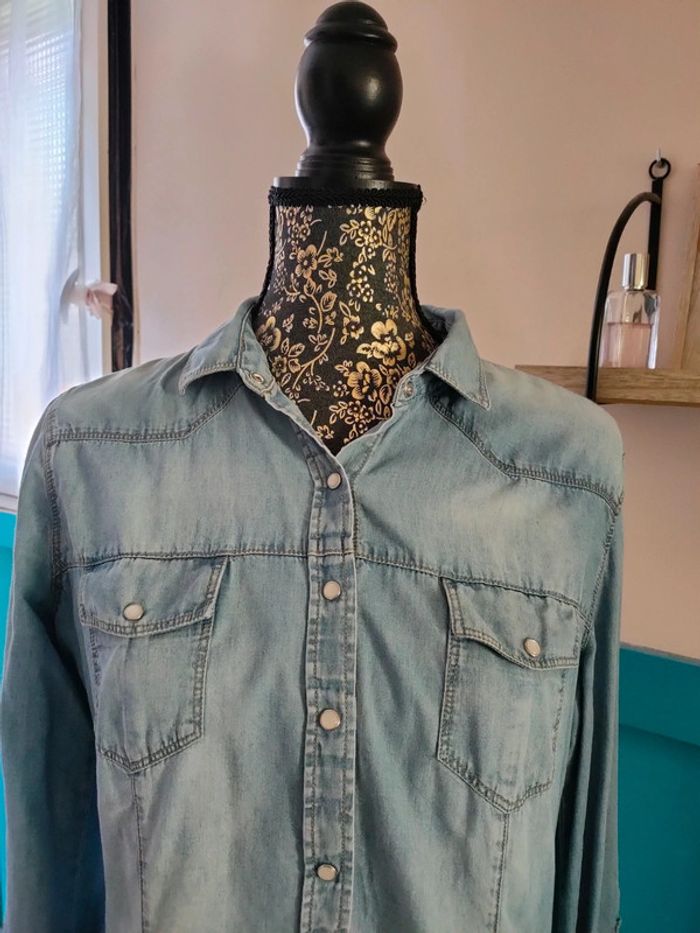 Chemise légère bleu - photo numéro 2