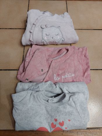 Lot pyjama velour
