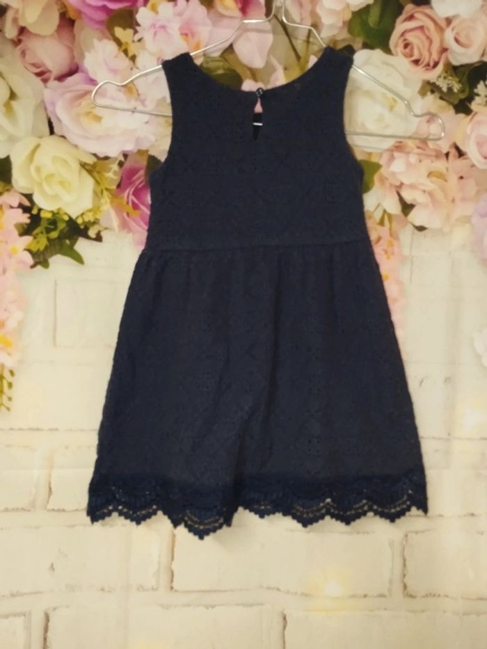 Robe bleu dentelle - photo numéro 2