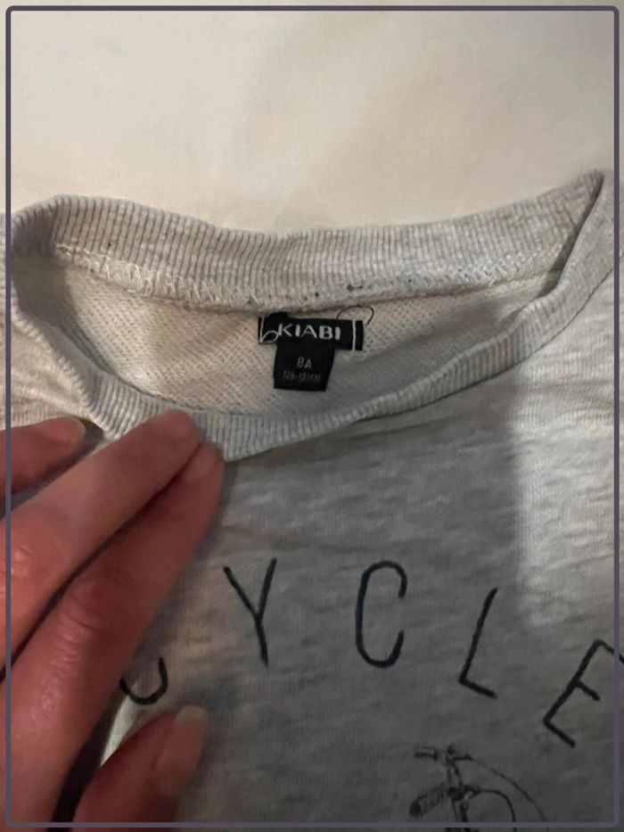 Kiabi taille 8 ans Sweat col rond - photo numéro 3
