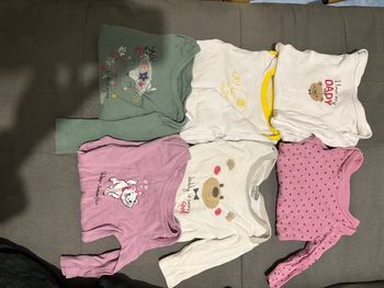 Lot de 6 body fille 3 mois