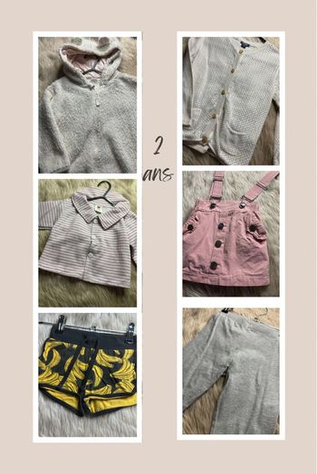 Lot 6 vêtements 2 ans