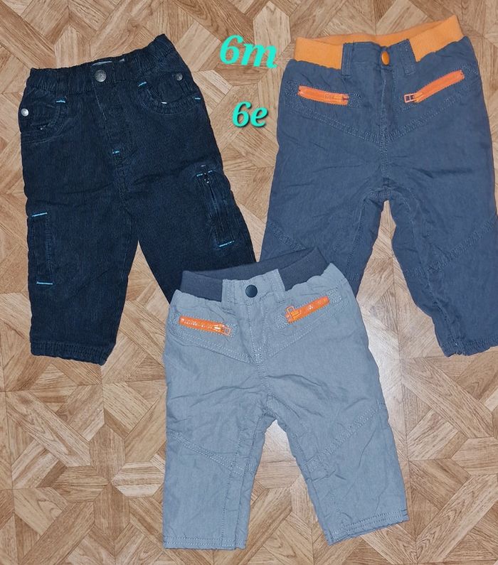 Lot 3pantalon polaire 6mois