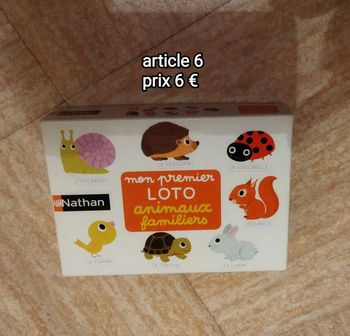 Jeux mon premier loto animaux