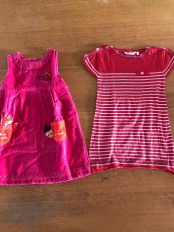 Lot 2 robes 2 ans