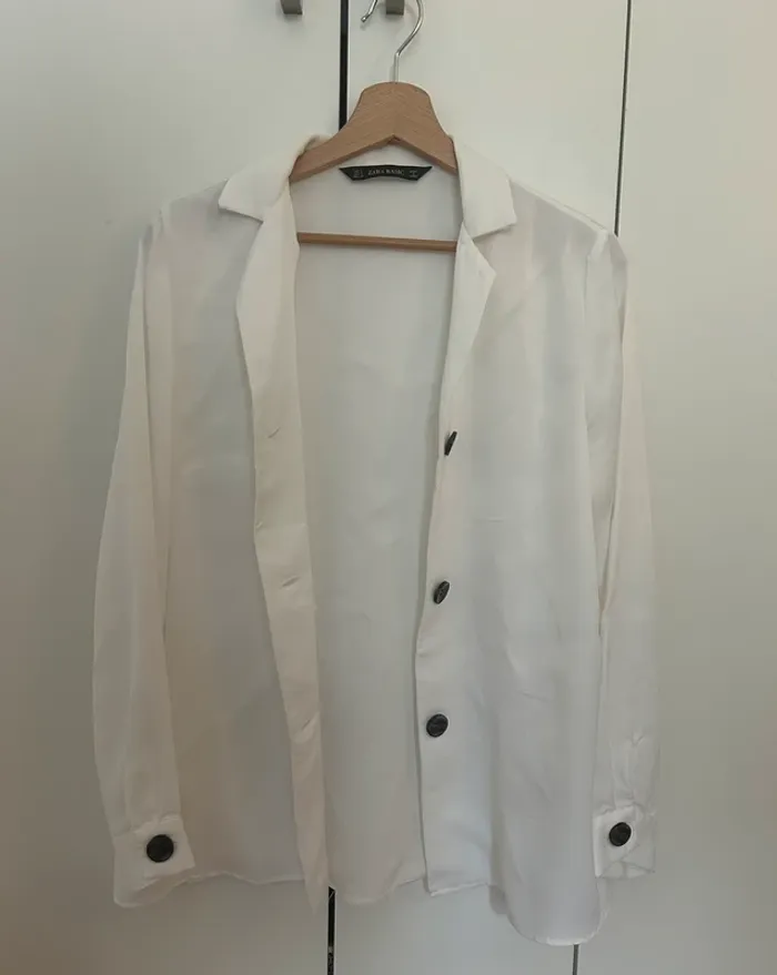 Chemisier / surchemise satinée oversize Zara