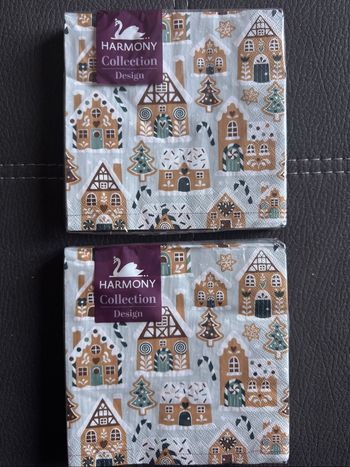 Serviettes en papier de Noël