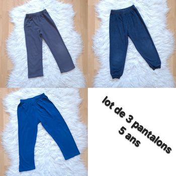 Lot de 3 pantalon de pyjama 5 ans