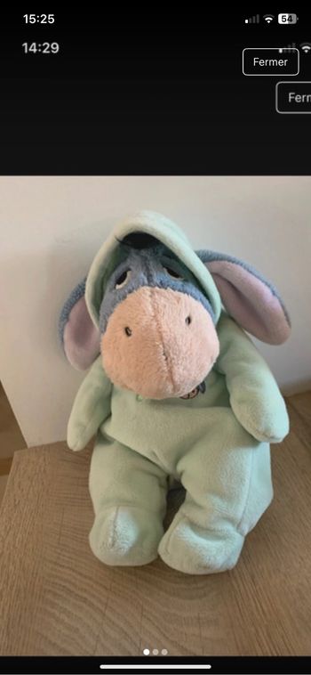 Peluche bourriquet
