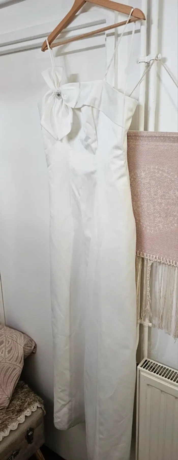 Robe de Mariée ou Cérémonie Écru Taille 40
