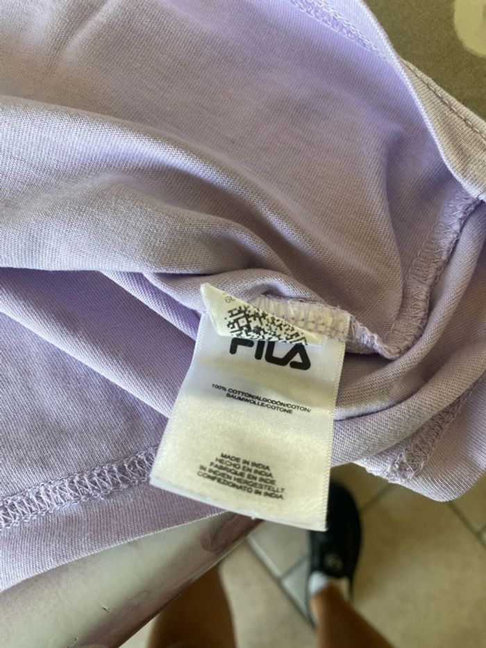 T-shirt Fila Violet - photo numéro 3