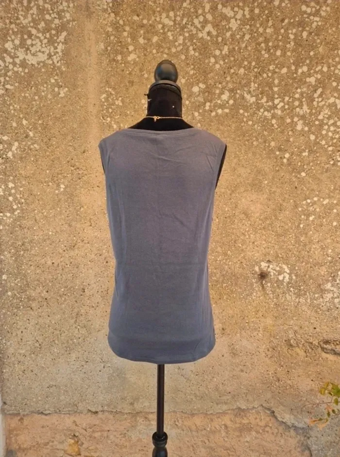 Débardeur gris Camaïeu T.42 - photo numéro 2