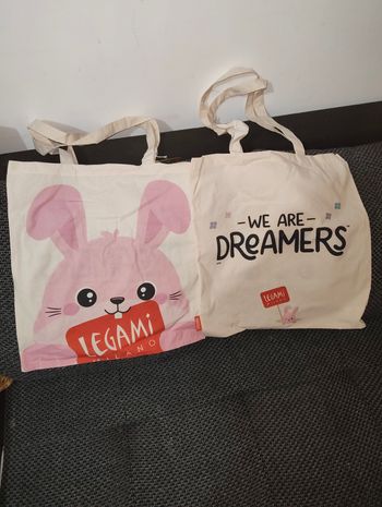 Deux sacs coton legami pâques 2026 