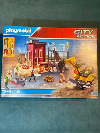 PLAYMOBIL City Action Mini pelleteuse / Chantier