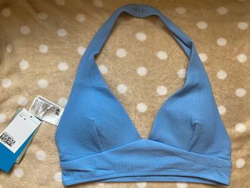 Haut de maillot paddé bleu