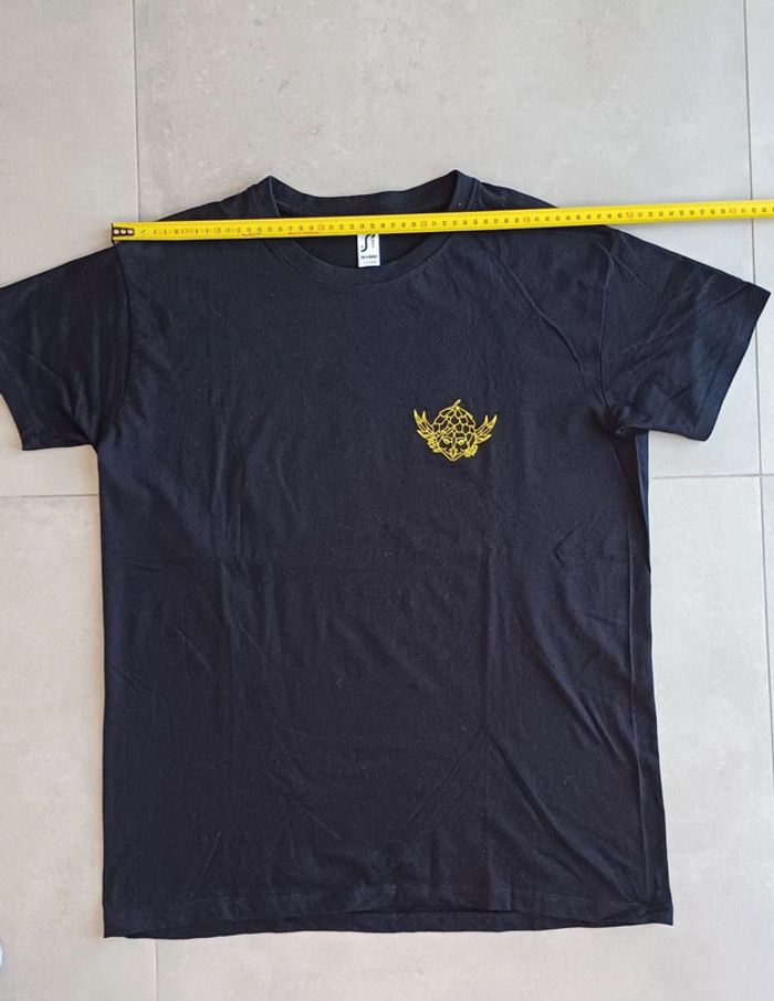 T-shirt noir camiseta La Cuvée des Trolls taille L 100 % coton - photo numéro 10
