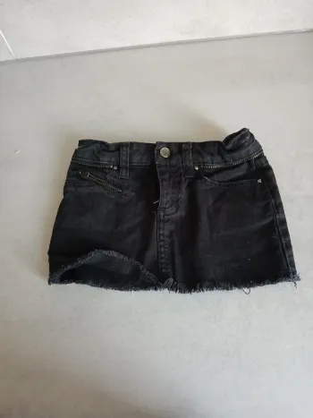Jupe courte jeans