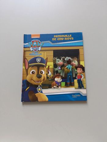 Livre Nickelodeon patrouille de cowboy paw patrol