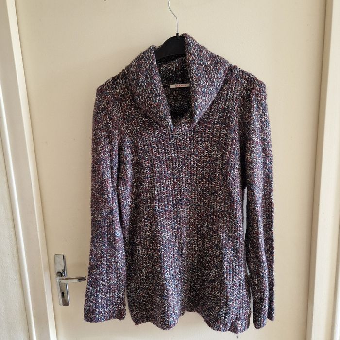 M pull à col chiné