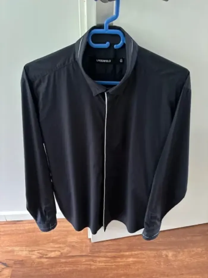 Chemise Karl Lagarfeld noire - photo numéro 7