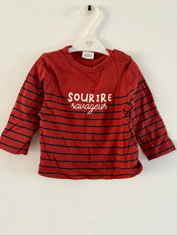 T-shirt manche longue t 12 mois tao