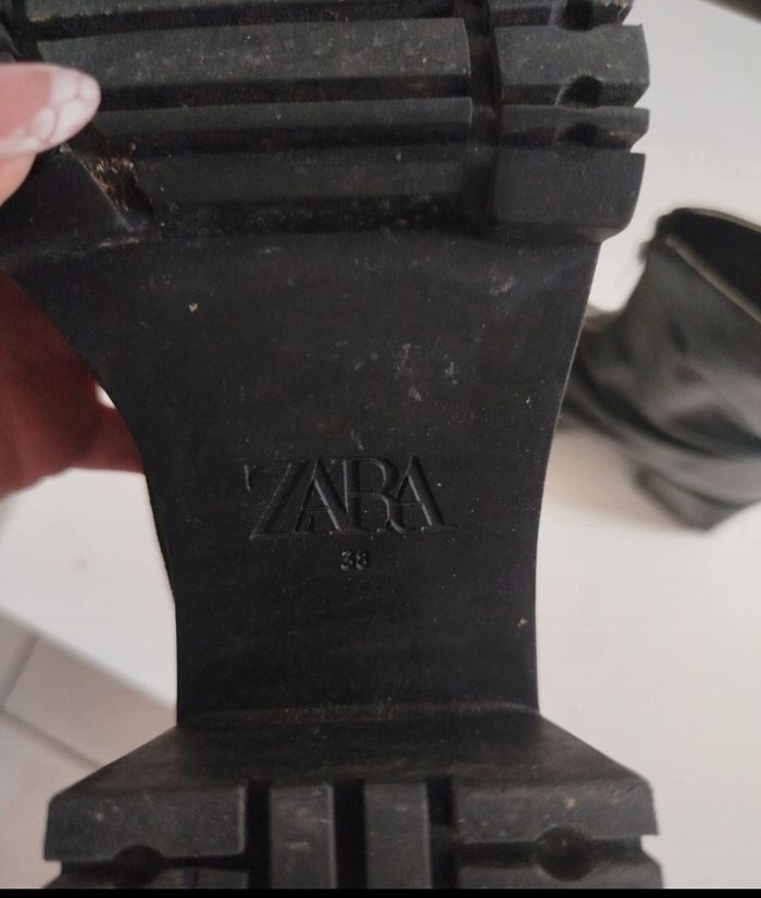 Bottines noires Zara - photo numéro 6