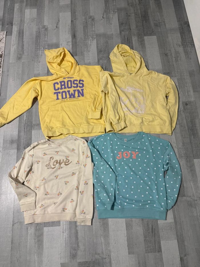 Lot de 4 Sweat-shirt fille