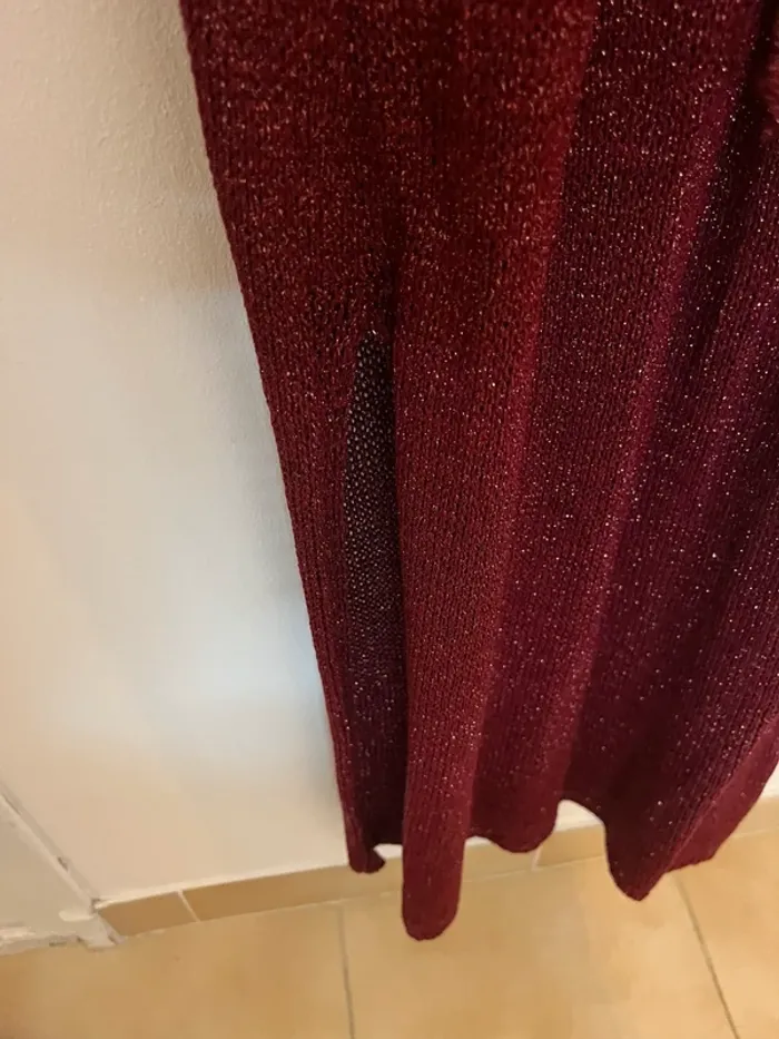 Robe dos nu bordeaux Boutique indépendante - photo numéro 5