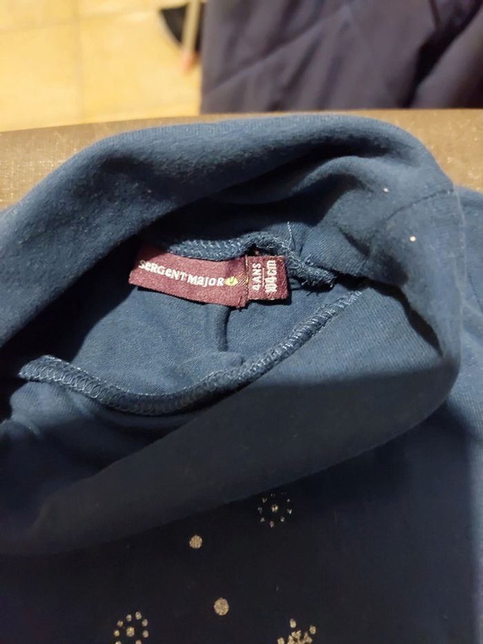 T-shirt col roulé Sergent Major 4A - photo numéro 4