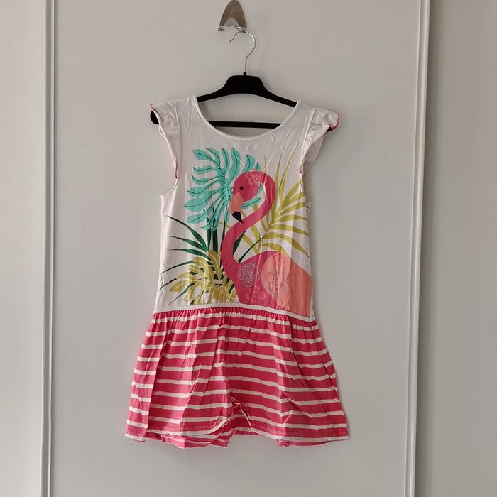 Robe flamant rose orchestra 8 ans - photo numéro 5