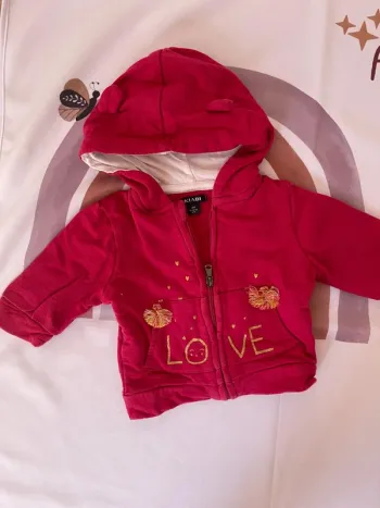 Veste manches longues bébé fille - 3 mois - Kiabi