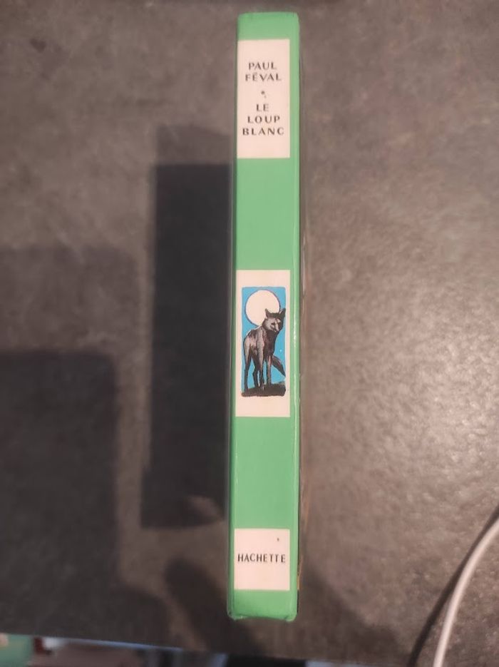 Le loup blanc Paul Féval - Bibliothèque Verte cartonnée 1977 - photo numéro 2