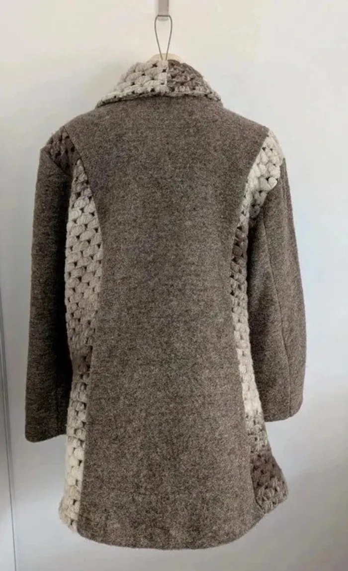 Veste manteau 80% laine - Made in Italy - taille 44 - photo numéro 3