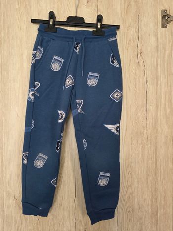 BAS DE JOGGING GARÇON BLEU TAILLE 6ANS MARQUE KIABI