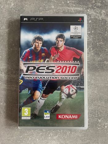 Jeu pour Sony PSP PES 2010, Pro evolution soccer 2010 en français.