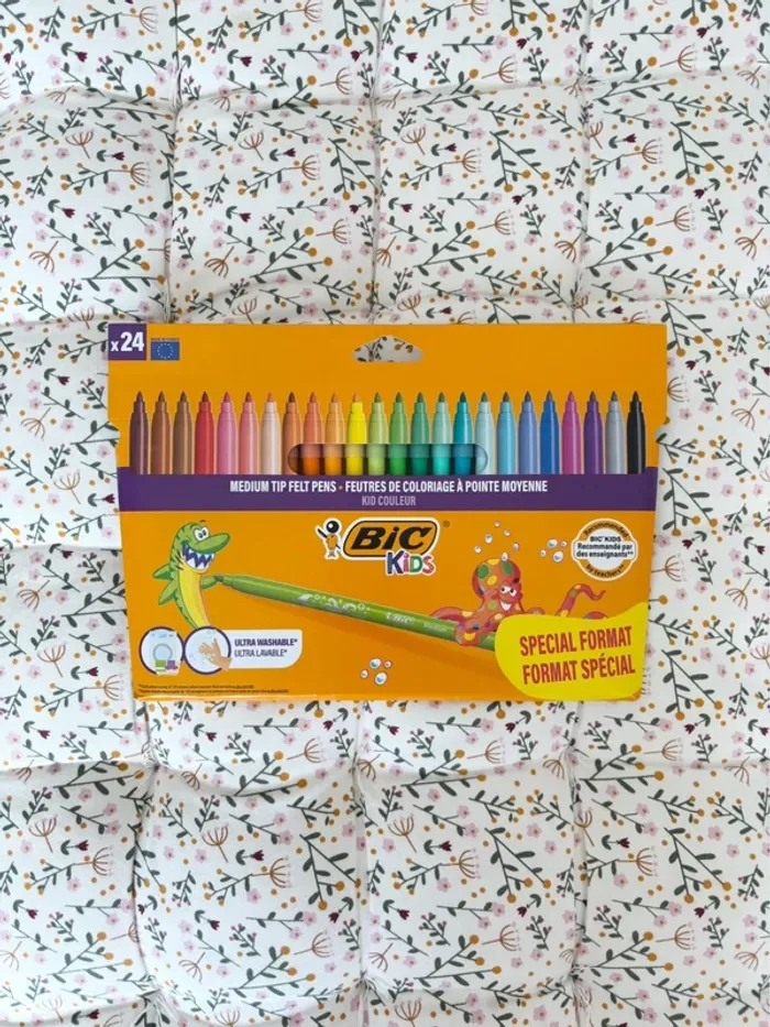 24 feutres, Bic