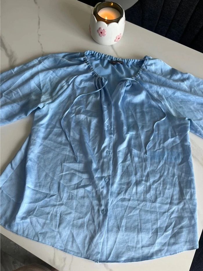 Blouse fluide bleu - photo numéro 2
